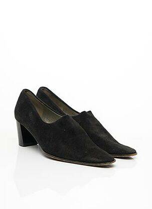 Mocasini toc de 4 la 6 cm negru CLERGERIE femeie