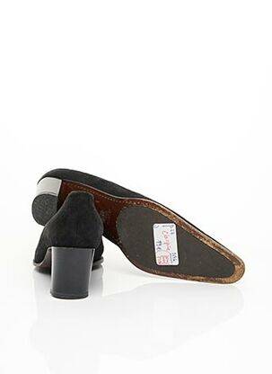Mocasini toc de 4 la 6 cm negru CLERGERIE femeie