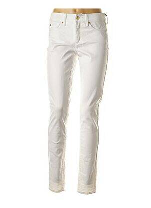 Blugi skinny talie joasă talie joasă alb NYDJ femeie