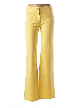 Blugi bootcut galben PABLO femeie