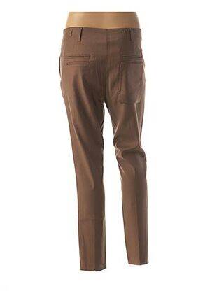 Pantalon 7/8 elasticitate mărime normală maro SACK'S femeie