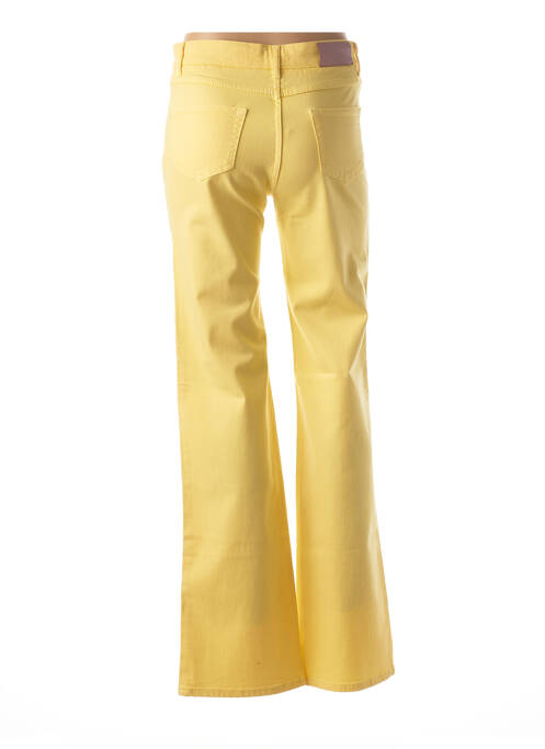 Blugi bootcut galben PABLO femeie