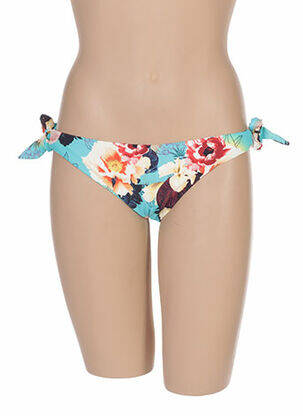 Chiloți de baie imprimeu floral bikini albastru SEAFOLLY femeie