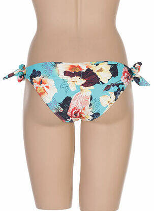 Chiloți de baie imprimeu floral bikini albastru SEAFOLLY femeie