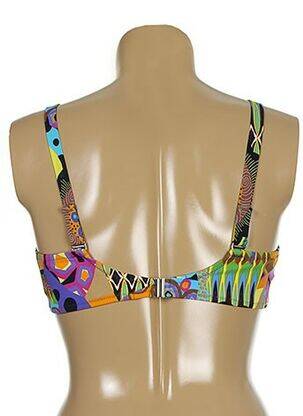 Sutien de costum de baie top sutien modelat top sutien modelat albastru ANTIGEL femeie