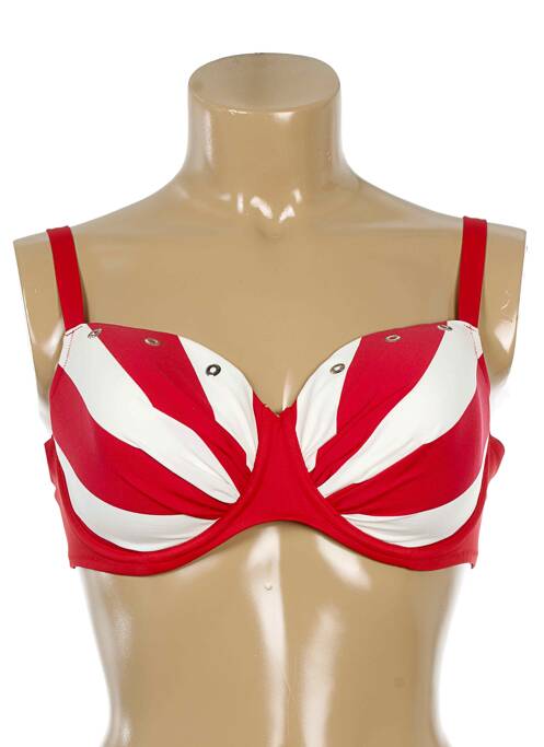 Sutien de costum de baie roșu ANTIGEL femeie