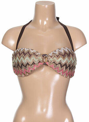 Sutien de costum de baie maro KIWI femeie