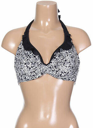 Sutien de costum de baie bretele elastice reglabile negru FREYA femeie