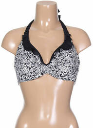 Sutien de costum de baie bretele elastice reglabile negru FREYA femme
