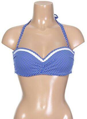 Sutien de costum de baie top sutien modelat top sutien modelat albastru KIWI femeie