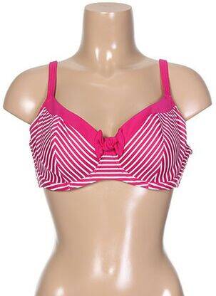 Sutien de costum de baie bretele elastice reglabile roz FREYA femeie