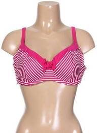 Sutien de costum de baie bretele elastice reglabile roz FREYA femme