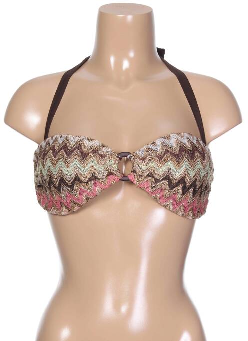 Sutien de costum de baie maro KIWI femeie