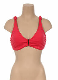 Sutien de costum de baie bretele elastice detașabile roșu SEAFOLLY femme