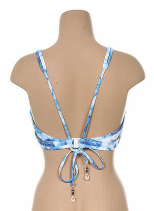 Sutien de costum de baie bretele elastice reglabile albastru SEAFOLLY femeie