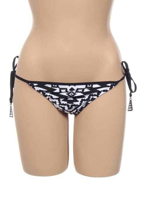 Chiloți de baie închidere cu legături de legat negru SEAFOLLY femme