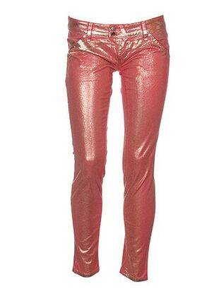 Pantalon slim roșu MET femeie