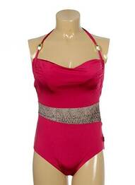 Costum de baie dintr-o singură piesă top sutien modelat top sutien modelat roșu MAJESTIC femeie