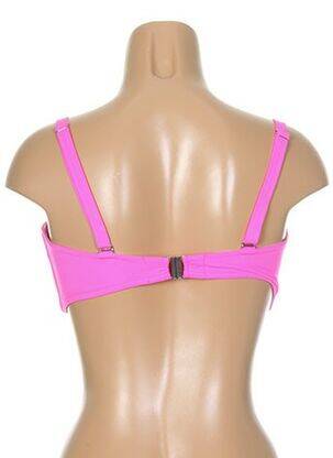 Sutien de costum de baie bretele elastice detașabile top sutien modelat roz ANTIGEL femeie