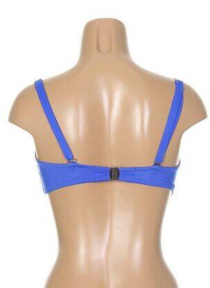 Sutien de costum de baie bretele elastice detașabile top sutien modelat albastru ANTIGEL femeie