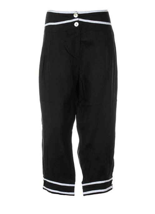 Pantalon trei sferturi negru PAUSE CAFE femeie