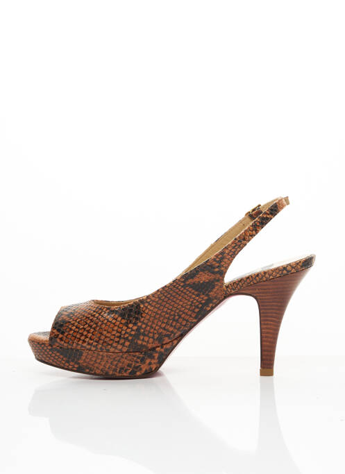 Pantofi cu toc maro LODI femeie