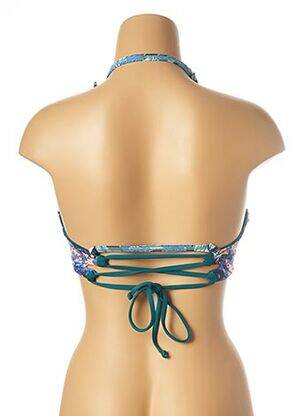 Sutien de costum de baie elasticitate albastru MAAJI femeie