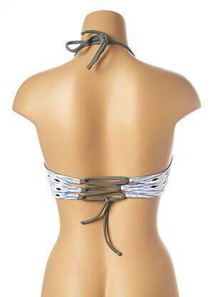 Sutien de costum de baie elasticitate top sutien modelat verde KHONGBOON femeie