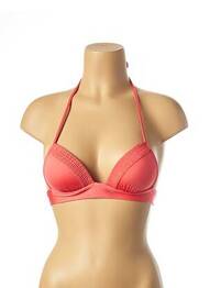 Sutien de costum de baie închidere cu legături de legat top sutien push-up portocaliu WATERCULT femme