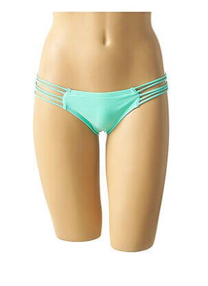 Chiloți de baie efect material satinat chiloți verde MON PETIT BIKINI femeie
