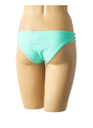 Chiloți de baie efect material satinat chiloți verde MON PETIT BIKINI femeie