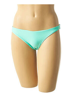 Chiloți de baie efect material satinat chiloți verde MON PETIT BIKINI femeie