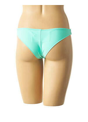 Chiloți de baie efect material satinat chiloți verde MON PETIT BIKINI femeie