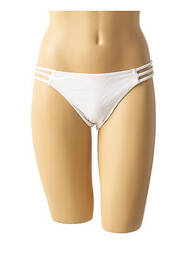 Chiloți de baie efect material satinat chiloți alb MON PETIT BIKINI femme
