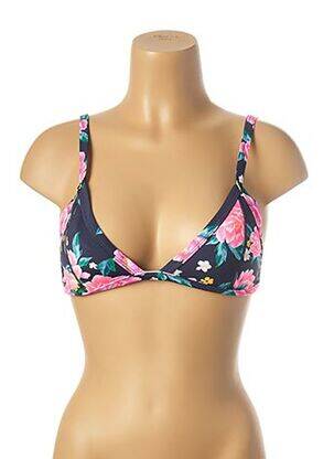Sutien de costum de baie elasticitate top triunghiuri albastru MON PETIT BIKINI femeie