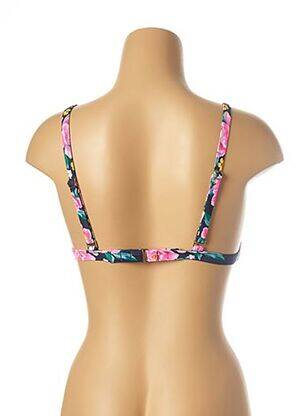 Sutien de costum de baie elasticitate top triunghiuri albastru MON PETIT BIKINI femeie
