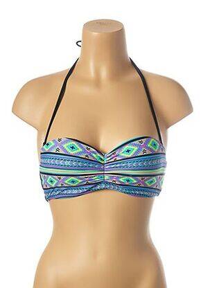 Sutien de costum de baie elasticitate top bentiță albastru MON PETIT BIKINI femeie