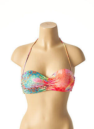 Sutien de costum de baie elasticitate top sutien push-up portocalie MON PETIT BIKINI femeie
