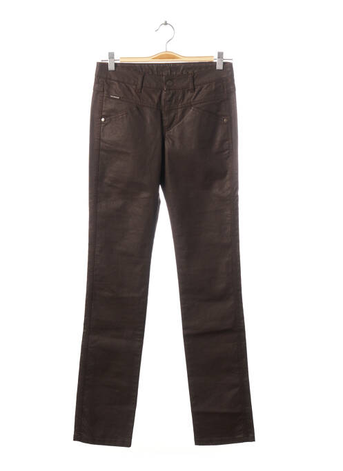 Pantalon slim maro ONE STEP femeie