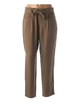 Pantalon larg verde ONE STEP femeie