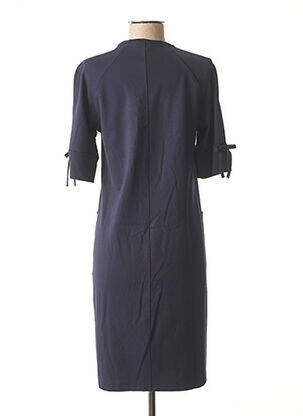 Rochie midi mâneci 3/4 mâneci 3/4 albastru NINATI femeie