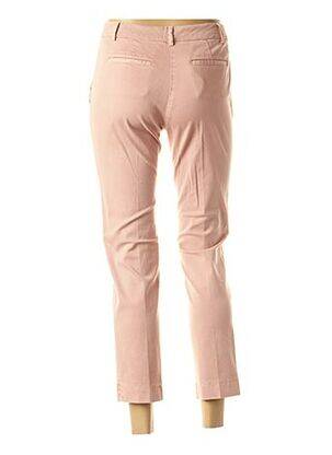 Pantalon 7/8 elasticitate talie joasă roz PESERICO femeie