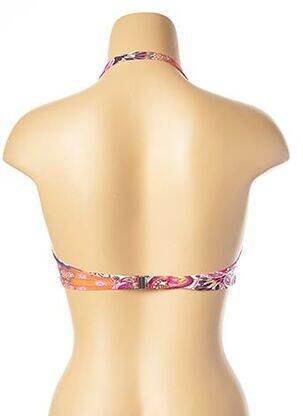 Sutien de costum de baie elasticitate top sutien modelat roz ANTIGEL femeie
