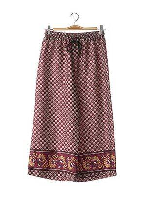 Pantalon trei sferturi roșu SANS MARQUE femeie