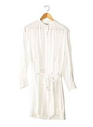 Rochie midi mâneci lungi mâneci lungi alb MAGALI PASCAL femeie