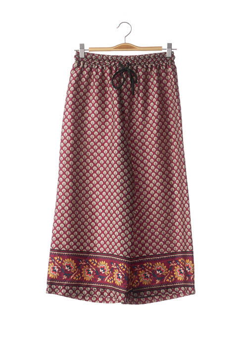 Pantalon trei sferturi roșu SANS MARQUE femeie