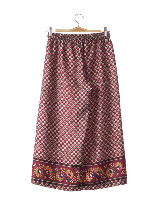 Pantalon trei sferturi roșu SANS MARQUE femeie