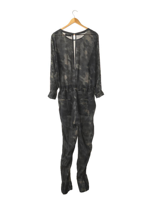 Salopetă-pantalon negru PLUS FINE femeie