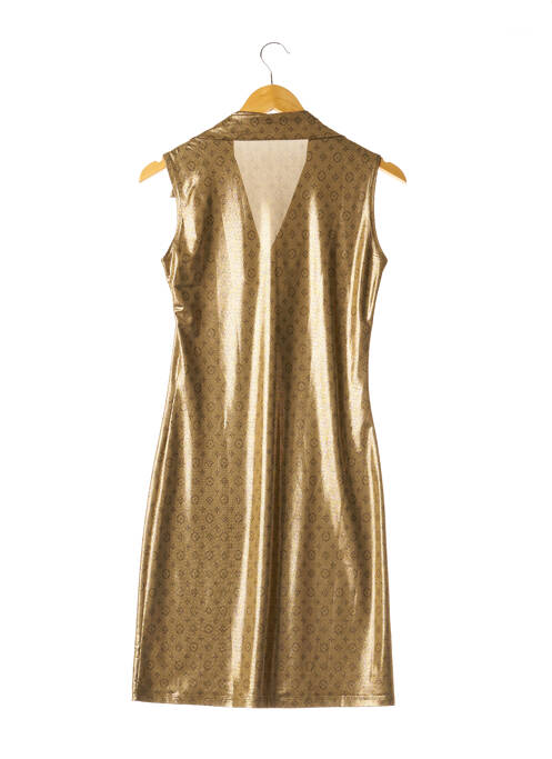 Rochie midi galben SANS MARQUE femeie