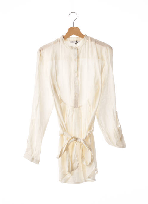 Tunică mâneci lungi bej LES PETITES... femeie